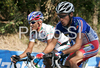 Remi Cusin of France riding during Men U23 road race of UCI Road Cycling World Championships in Varese, Italy. Men U23 road race of UCI Road cycling World Championships was held in Varese, Italy, on Friday 26th of September 2008.
