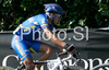 Winner Fabio Andres Duarte Arevalo of Colombia riding during Men U23 road race of UCI Road Cycling World Championships in Varese, Italy. Men U23 road race of UCI Road cycling World Championships was held in Varese, Italy, on Friday 26th of September 2008.
