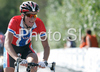 Sondre Sortveit of Norway riding during Men U23 road race of UCI Road Cycling World Championships in Varese, Italy. Men U23 road race of UCI Road cycling World Championships was held in Varese, Italy, on Friday 26th of September 2008.
