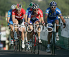 Leading group with winner Fabio Andres Duarte Arevalo of Colombia (R) riding during Men U23 road race of UCI Road Cycling World Championships in Varese, Italy. Men U23 road race of UCI Road cycling World Championships was held in Varese, Italy, on Friday 26th of September 2008.
