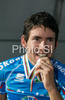 Second placed Simone Ponzi of Italy celebrates his medal won in Men U23 road race of UCI Road Cycling World Championships in Varese, Italy. Men U23 road race of UCI Road cycling World Championships was held in Varese, Italy, on Friday 26th of September 2008.
