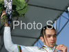 Winner Fabio Andres Duarte Arevalo of Colombia celebrates his medal won in Men U23 road race of UCI Road Cycling World Championships in Varese, Italy. Men U23 road race of UCI Road cycling World Championships was held in Varese, Italy, on Friday 26th of September 2008.
