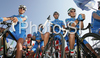 Italian team before U23 men road race of UCI Road Cycling World Championships in Varese, Italy. U23 men road race of UCI Road cycling World Championships was held in Varese, Italy, on Friday 26th of September 2008.
