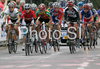 Luise Keller of Germany leading escape group during Women elite road race of UCI Road Cycling World Championships in Varese, Italy. Women Elite road race of UCI Road cycling World Championships was held in Varese, Italy, on Saturday 27th of September 2008.
