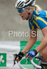 Marie Lindberg of Sweden riding during Women elite road race of UCI Road Cycling World Championships in Varese, Italy. Women Elite road race of UCI Road cycling World Championships was held in Varese, Italy, on Saturday 27th of September 2008.
