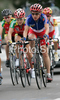 Maryline Salvetat of France riding during Women elite road race of UCI Road Cycling World Championships in Varese, Italy. Women Elite road race of UCI Road cycling World Championships was held in Varese, Italy, on Saturday 27th of September 2008.
