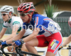 Maryline Salvetat of France riding during Women elite road race of UCI Road Cycling World Championships in Varese, Italy. Women Elite road race of UCI Road cycling World Championships was held in Varese, Italy, on Saturday 27th of September 2008.
