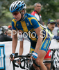 Karin Aune of Sweden riding during Women elite road race of UCI Road Cycling World Championships in Varese, Italy. Women Elite road race of UCI Road cycling World Championships was held in Varese, Italy, on Saturday 27th of September 2008.

