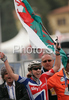 Winner Nicole Cooke of Great Britain celebrates her victory in Women elite road race of UCI Road Cycling World Championships in Varese, Italy. Women Elite road race of UCI Road cycling World Championships was held in Varese, Italy, on Saturday 27th of September 2008.
