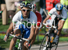 Gorazd Stangelj of Slovenia leading chase group during Men elite road race of UCI Road Cycling World Championships in Varese, Italy. Men Elite road race of UCI Road cycling World Championships was held in Varese, Italy, on Sunday 28th of September 2008.
