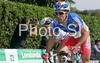 Nicolas Vogondy of France riding during Men elite road race of UCI Road Cycling World Championships in Varese, Italy. Men Elite road race of UCI Road cycling World Championships was held in Varese, Italy, on Sunday 28th of September 2008.
