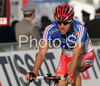 Nicolas Vogondy of France riding during Men elite road race of UCI Road Cycling World Championships in Varese, Italy. Men Elite road race of UCI Road cycling World Championships was held in Varese, Italy, on Sunday 28th of September 2008.
