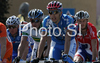 Winner Alessandro Ballan of Italy riding during Elite men road race of UCI Road Cycling World Championships in Varese, Italy. Elite men road race of UCI Road cycling World Championships was held in Varese, Italy, on Sunday 28th of September 2008.
