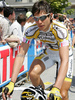 Thomas Lovkvist of Sweden (Team Columbia Highroad) before second stage of 92nd Giro d Italia. Second stage of 92nd Giro d Italia in length of 156km was held on 10th of May 2009, and was leading riders from Venezia, Italy, to Trieste, Italy.
