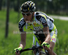 Leonardo Scarselli of Italy (ISD) riding solo during second stage of 92nd Giro d Italia. Second stage of 92nd Giro d Italia in length of 156km was held on 10th of May 2009, and was leading riders from Venezia, Italy, to Trieste, Italy.
