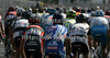 Riders  during second stage of 92nd Giro d Italia. Second stage of 92nd Giro d Italia in length of 156km was held on 10th of May 2009, and was leading riders from Venezia, Italy, to Trieste, Italy.
