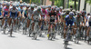 Cyclists riding during fourth stage of 92nd Giro d Italia. Fourth stage of 92nd Giro d Italia in length of 162km was held on 12th of May 2009, and was leading riders from  Padova, Italy to San Martino di Castrozza, Italy.
