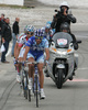 Riders during fifth stage of 92nd Giro d Italia. Fifth stage of 92nd Giro d Italia in length of 125km was held on 13th of May 2009, and was leading riders from San Martino di Castrozza, Italy to Alpe di Siusi, Italy.
