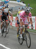 Thomas Lovkvist of Sweden (Team Columbia - Highroad) in last uphill during fifth stage of 92nd Giro d Italia. Fifth stage of 92nd Giro d Italia in length of 125km was held on 13th of May 2009, and was leading riders from San Martino di Castrozza, Italy to Alpe di Siusi, Italy.
