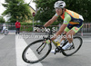 Matej Stare of Slovenia (Sava Kranj) riding in category Elite / U23 at the circuit race Kranj (Po ulicah Kranja). The race was 78 km long and was held on Sunday, 31th of may, 2009.
