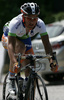 Alan Majersic of Slovenia (Slovenian national team) at LC Stanjel riding in first stage of Tour de Slovenie 2009 from Koper, Slovenia to Villach (Austria). The first stage was 229 km long and it was held on Thursday, 18th of June, 2009.
