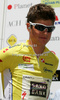 Jakob Fuglsang of Denmark (Team Saxo Bank) before the start of second stage of Tour de Slovenie 2009 from Kamnik to Ljubljana (Ljubljana castle). The second stage was 143 km long and it was held on Friday, 19th of June, 2009.
