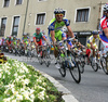 Gorazd Stangelj of Slovenia (Liquigas) riding in the fourth stage of Tour de Slovenie 2009 from Sentjernej to Novo mesto. The fourth stage was 153 km long and it was held on Sunday, 21st of June, 2009.
