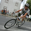 Frank Hoj of Denmark (Team Saxo Bank) riding in the fourth stage of Tour de Slovenie 2009 from Sentjernej to Novo mesto. The fourth stage was 153 km long and it was held on Sunday, 21st of June, 2009.
