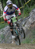 Luka Novak of Slovenia riding during the qualification of the European 4X championship in Crn Trn at Ajdovscina, Slovenija. The European championship in 4X (4-cross) was held on Saturday, 27th of June, 2009 in Ajdovscina, Slovenija.
