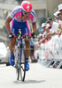 Simon Spilak of Slovenia (Lampre NGC) riding at the individual time trial in the first stage of Tour de France (15,5 km).  The individual time trial was held on Saturday, 4th of july in Monaco.  <br> 
