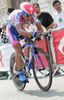 Simon Spilak of Slovenia (Lampre NGC) riding at the individual time trial in the first stage of Tour de France (15,5 km).  The individual time trial was held on Saturday, 4th of july in Monaco.  <br> 

