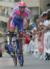Alessandro Ballan (Ita) (Lampre NGC) riding at the individual time trial in the first stage of Tour de France (15,5 km).  The individual time trial was held on Saturday, 4th of july in Monaco.  <br> 
