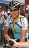 Lance Armstrong of USA (Astana) before the start of second stage of Tour de France from Monaco to Brignoles (187 km).  The second stage was held on Sunday, 5th of July.  <br> 
