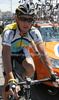 Lance Armstrong of USA (Astana) before the start of the third stage of Tour de France from Marseille to Le Grande Motte (196,5 km).  The third stage was held on Monday, 6th of July.  <br> 
