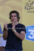 Actor Ben Stiller as special guest at the flower ceremony of the team time trial of the fourth stage of Tour de France from Montpellier to Montpellier (39 km).  The fourth stage was held on Tuesday, 7th of July.  <br> 
