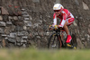 Third placed Linda Melanie Villumsen of Denmark riding during women UCI Road cycling World Championships time trial race in Mendrisio, Switzerland. 26.8km long women time trial race was held in Mendrisio, Switzerland, on 23rd of September 2009.

