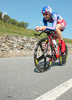 Nicolas Boisson of France riding during men U23 UCI Road cycling World Championships time trial race in Mendrisio, Switzerland. 33.2km long men U23 time trial race was held in Mendrisio, Switzerland, on 23rd of September 2009.

