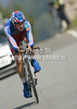 Johan Le Bon of France riding during men U23 UCI Road cycling World Championships time trial race in Mendrisio, Switzerland. 33.2km long men U23 time trial race was held in Mendrisio, Switzerland, on 23rd of September 2009.
