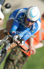 Adriano Malori of Italy riding during men U23 UCI Road cycling World Championships time trial race in Mendrisio, Switzerland. 33.2km long men U23 time trial race was held in Mendrisio, Switzerland, on 23rd of September 2009.
