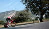 Winner Fabian Cancellara of Switzerland riding during Men Elite UCI Road cycling World Championships time trial race in Mendrisio, Switzerland. 49.8km long Men Elite time trial race was held in Mendrisio, Switzerland, on 24th of September 2009.
