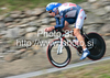 Tom Zirbel of USA riding during Men Elite UCI Road cycling World Championships time trial race in Mendrisio, Switzerland. 49.8km long Men Elite time trial race was held in Mendrisio, Switzerland, on 24th of September 2009.
