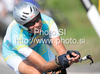 Andrey Kashechkin of Kazakhstan riding during Men Elite UCI Road cycling World Championships time trial race in Mendrisio, Switzerland. 49.8km long Men Elite time trial race was held in Mendrisio, Switzerland, on 24th of September 2009.
