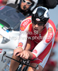 Alex Rasmussen of Denmark riding during Men Elite UCI Road cycling World Championships time trial race in Mendrisio, Switzerland. 49.8km long Men Elite time trial race was held in Mendrisio, Switzerland, on 24th of September 2009.
