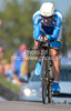 Marco Pinotti of Italy riding during Men Elite UCI Road cycling World Championships time trial race in Mendrisio, Switzerland. 49.8km long Men Elite time trial race was held in Mendrisio, Switzerland, on 24th of September 2009.
