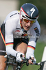 Sebastian Lang of Germany riding during Men Elite UCI Road cycling World Championships time trial race in Mendrisio, Switzerland. 49.8km long Men Elite time trial race was held in Mendrisio, Switzerland, on 24th of September 2009.
