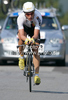 Third placed Tony Martin of Germany riding during Men Elite UCI Road cycling World Championships time trial race in Mendrisio, Switzerland. 49.8km long Men Elite time trial race was held in Mendrisio, Switzerland, on 24th of September 2009.
