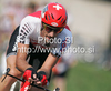 Winner Fabian Cancellara of Switzerland riding during Men Elite UCI Road cycling World Championships time trial race in Mendrisio, Switzerland. 49.8km long Men Elite time trial race was held in Mendrisio, Switzerland, on 24th of September 2009.
