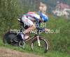 Tom Zirbel of USA riding during Men Elite UCI Road cycling World Championships time trial race in Mendrisio, Switzerland. 49.8km long Men Elite time trial race was held in Mendrisio, Switzerland, on 24th of September 2009.
