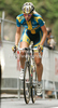 Emilia Fahlin of Sweden riding during Women Elite UCI Road cycling World Championships road race in Mendrisio, Switzerland. 124.2km long Women Elite road race was held in Mendrisio, Switzerland, on 26th of September 2009.
