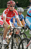 Linda Melanie Villumsen of Denmark riding during Women Elite UCI Road cycling World Championships road race in Mendrisio, Switzerland. 124.2km long Women Elite road race was held in Mendrisio, Switzerland, on 26th of September 2009.

